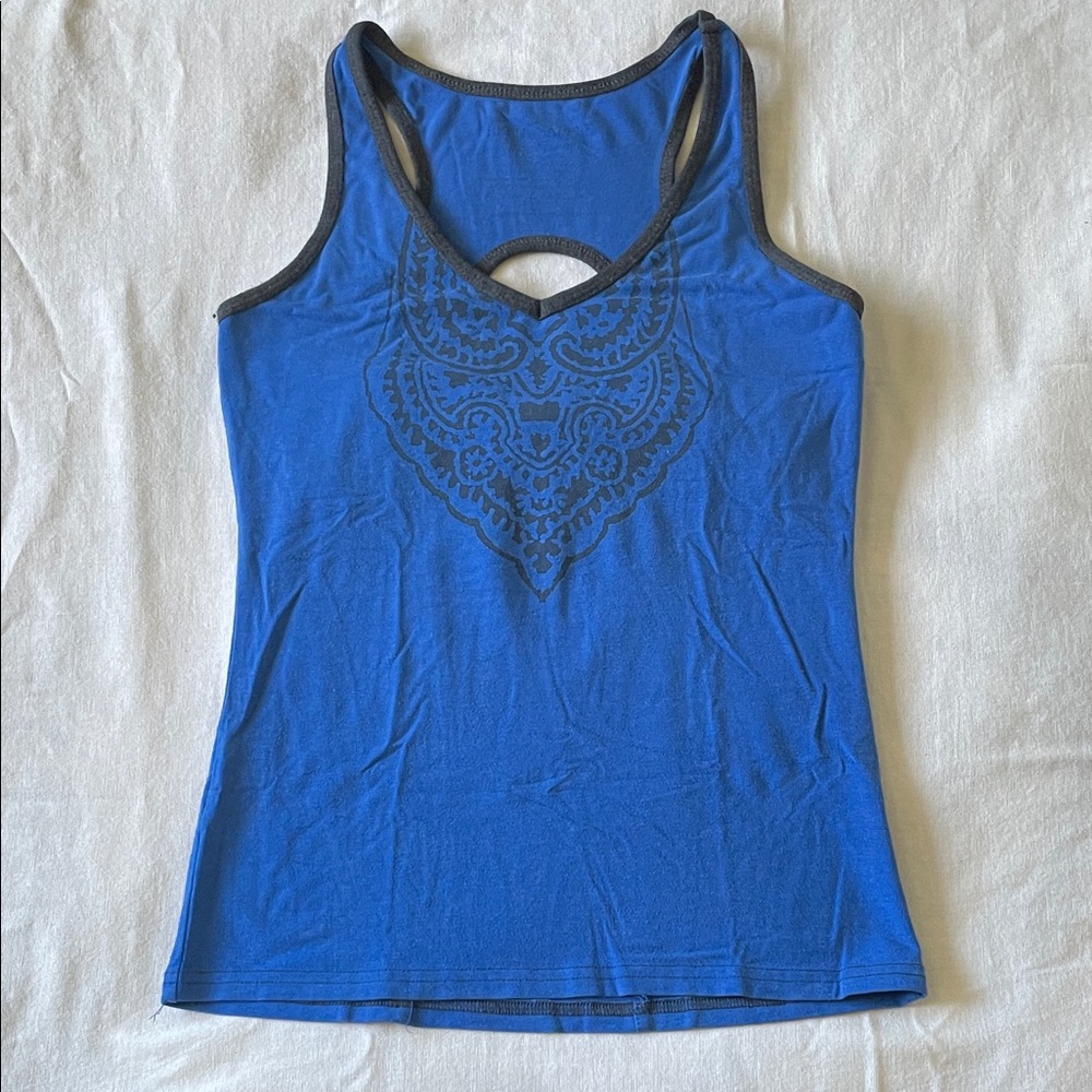 Blue Tank (with shelf bra)